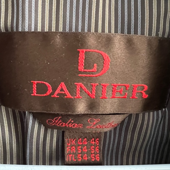 Vintage DANIER LEATHER XL Brown Women’s Jacket - Picture 5 of 8